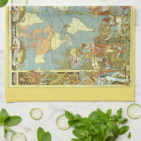 Carte du monde antique de l'Empire britannique, 18