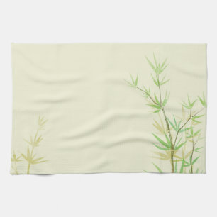 Linge De Cuisine Carte peinte d'aquarelle avec stylisé sauvage