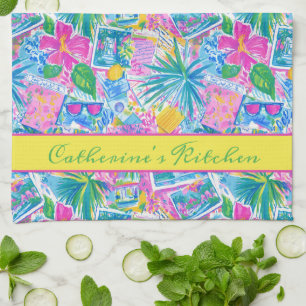 Linge De Cuisine Cartes postales personnalisées de plage tropicale