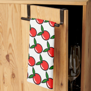 Linge De Cuisine Carton de cuisine amusant Fruit rouge cerise de po