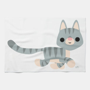 Linge De Cuisine Carton mignon Kitty