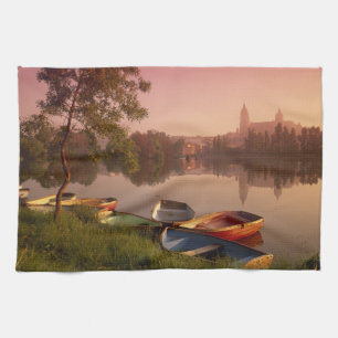Linge De Cuisine Cathédrale et rivière Tormes, Salamanque, Castille