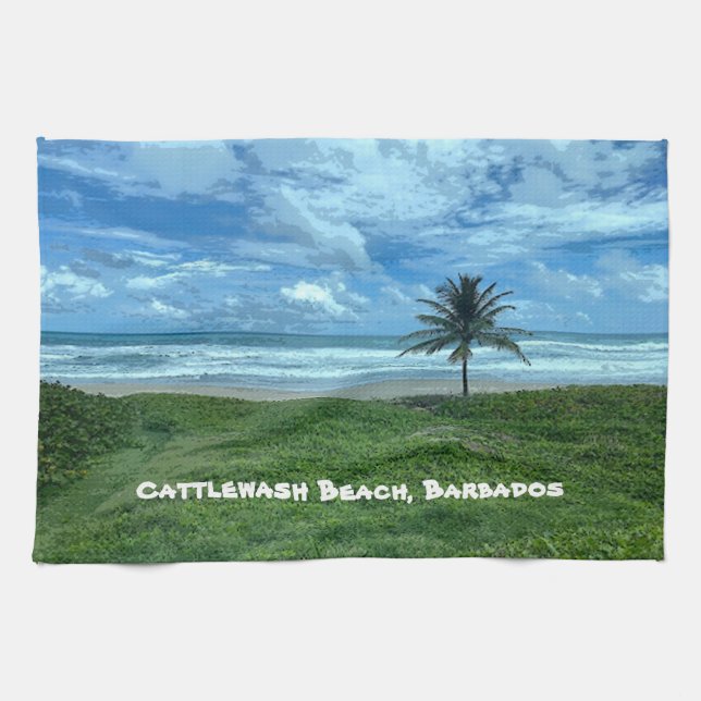 Linge De Cuisine Cattlewash Beach, Barbade (Horizontal)