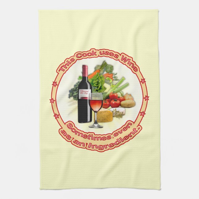 Linge De Cuisine Ce cuisinier utilise du vin (Vertical)