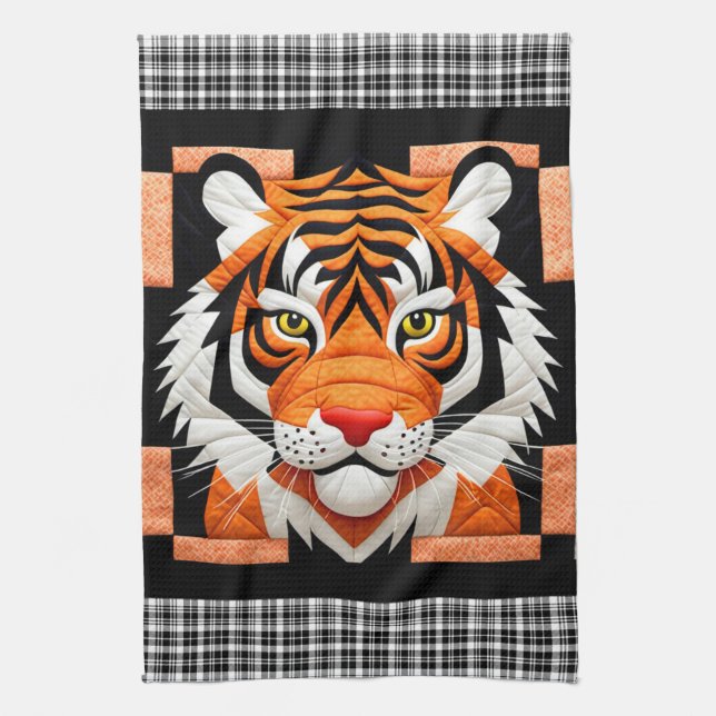 Linge De Cuisine Ceinture de tigre (Vertical)