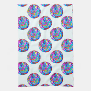 Linge De Cuisine cercles d'amour super hippie