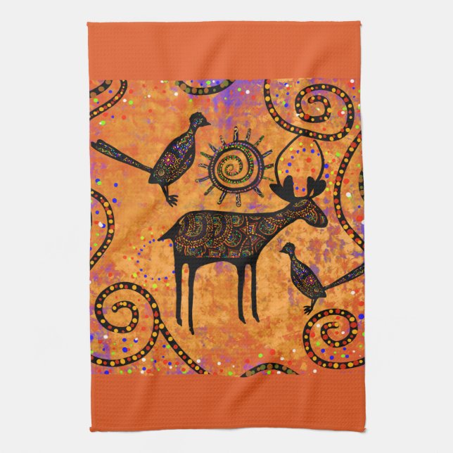 LINGE DE CUISINE CERF (Vertical)