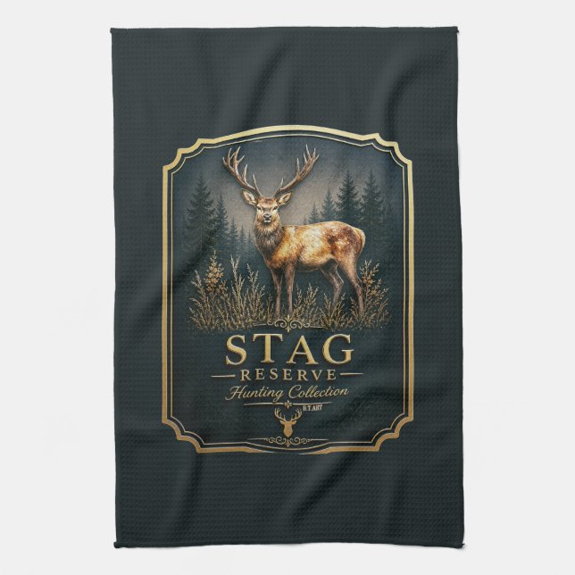 LINGE DE CUISINE CERF – COLLECTION CHASSE  (Vertical)
