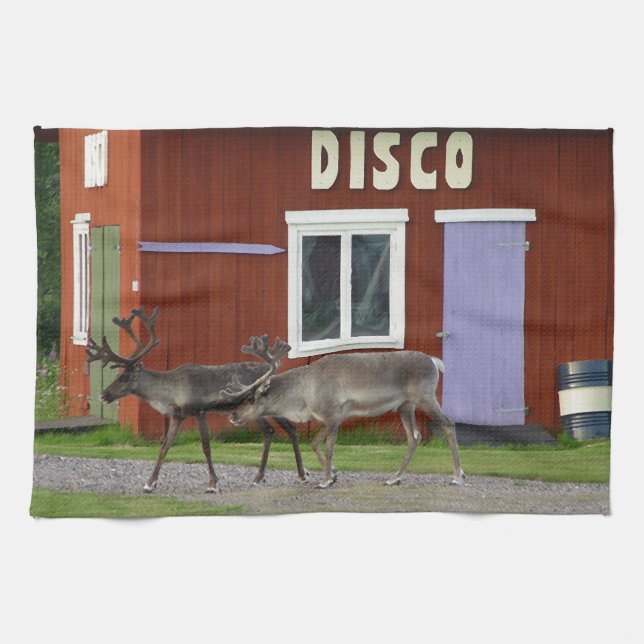 LINGE DE CUISINE CERFS COMMUNS DE DISCO (Horizontal)
