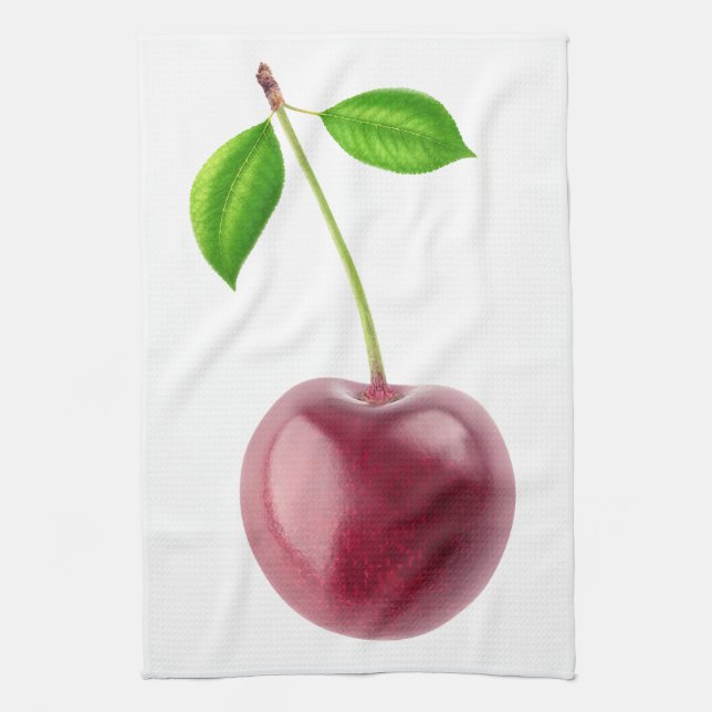 Linge De Cuisine Cerise douce (Vertical)