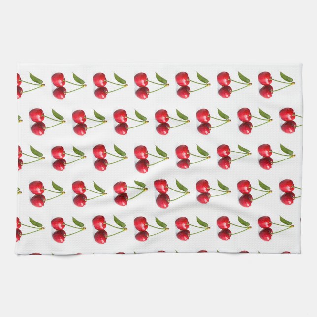 Linge De Cuisine Cerise douce (Horizontal)