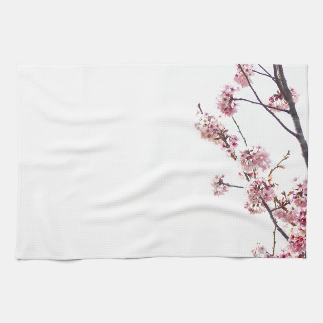 Linge De Cuisine Cerisier en Fleurs (Horizontal)