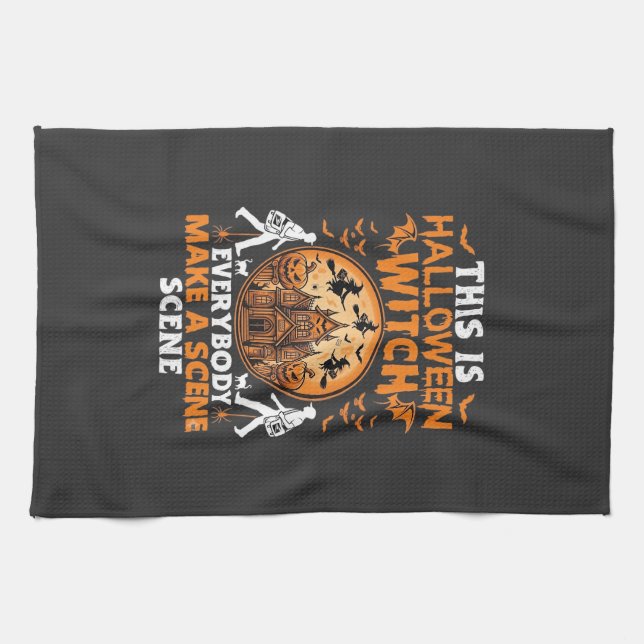 Linge De Cuisine C'est Halloween (Horizontal)