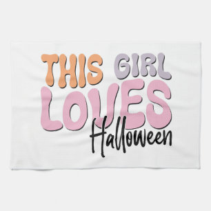 Linge De Cuisine Cette fille adore Halloween