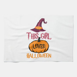 Linge De Cuisine Cette fille aime Halloween - Cadeau Halloween