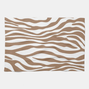 Linge De Cuisine Chamoisee Zebra Poster de animal