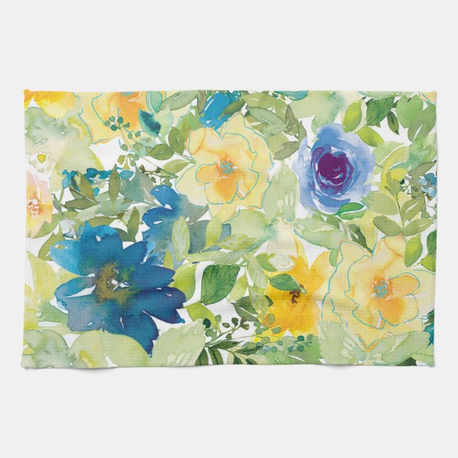 Linge De Cuisine Champ de fleurs (Horizontal)