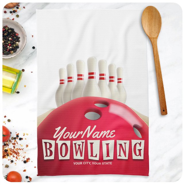 Linge De Cuisine Championnat de football américain de bowling (Créateur téléchargé)