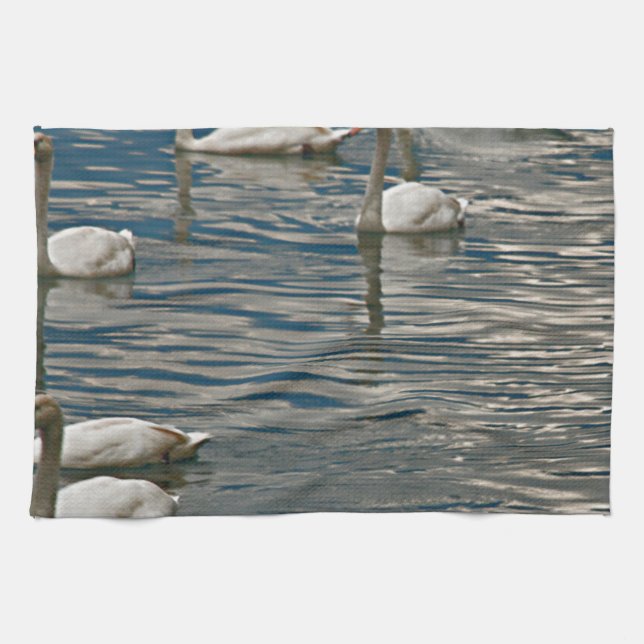 Linge De Cuisine Chanson de cygne (Horizontal)
