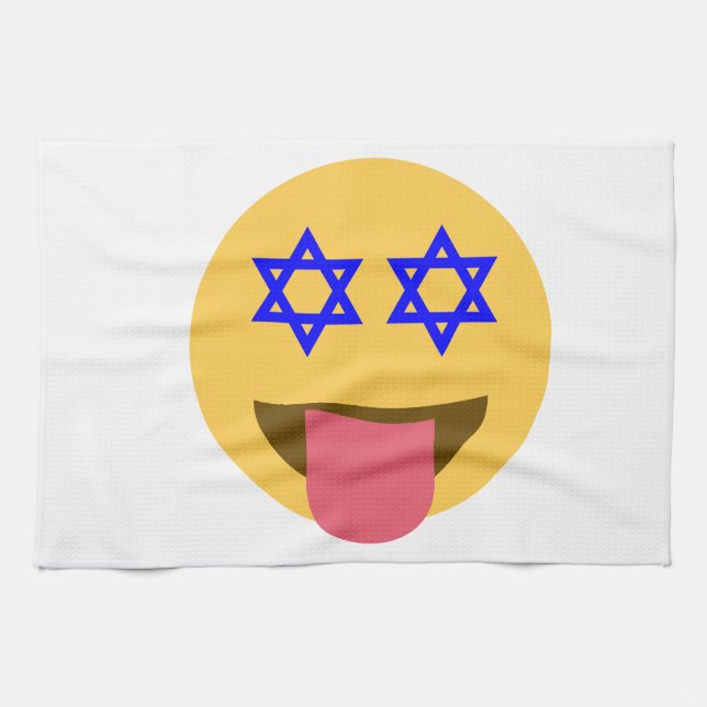 Linge De Cuisine chanukkah hanoukka emoji (Horizontal)
