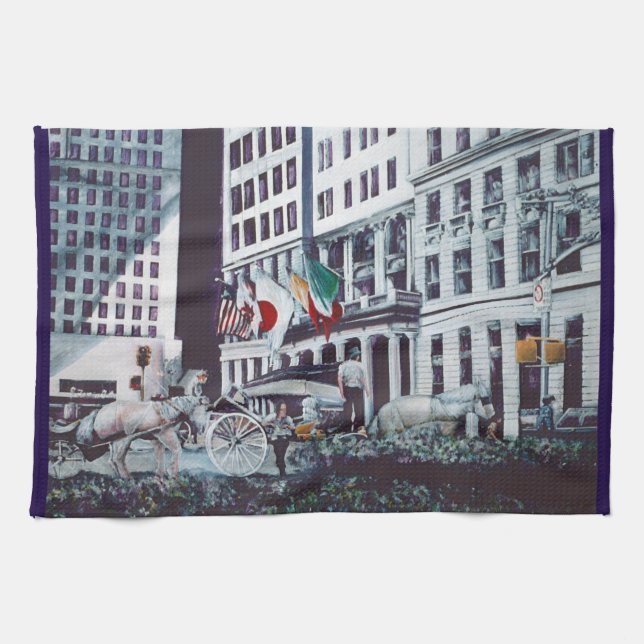 Linge De Cuisine Chargé avec l'imagerie personnelle (Horizontal)