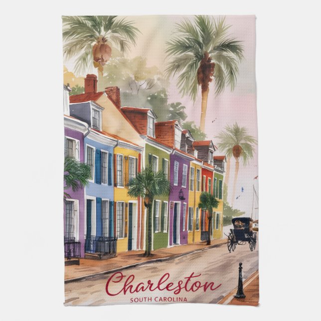 Linge De Cuisine Charleston, Caroline du Sud (Vertical)