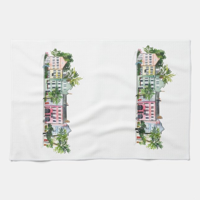 Linge De Cuisine Charleston Caroline du Sud (Horizontal)