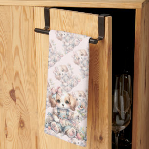 Linge De Cuisine Charmant Cottagecore Farmcore Style de Chiot Kawai