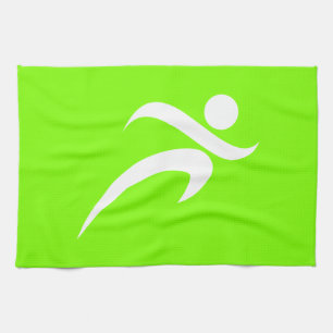 Linge De Cuisine Chartreuse, Neon Green Running