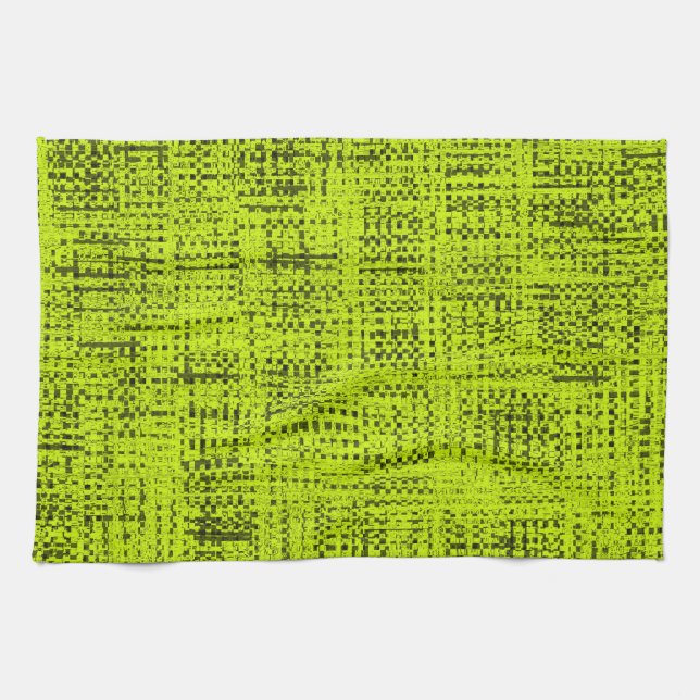 Linge De Cuisine Chartreuse Tweed (Horizontal)