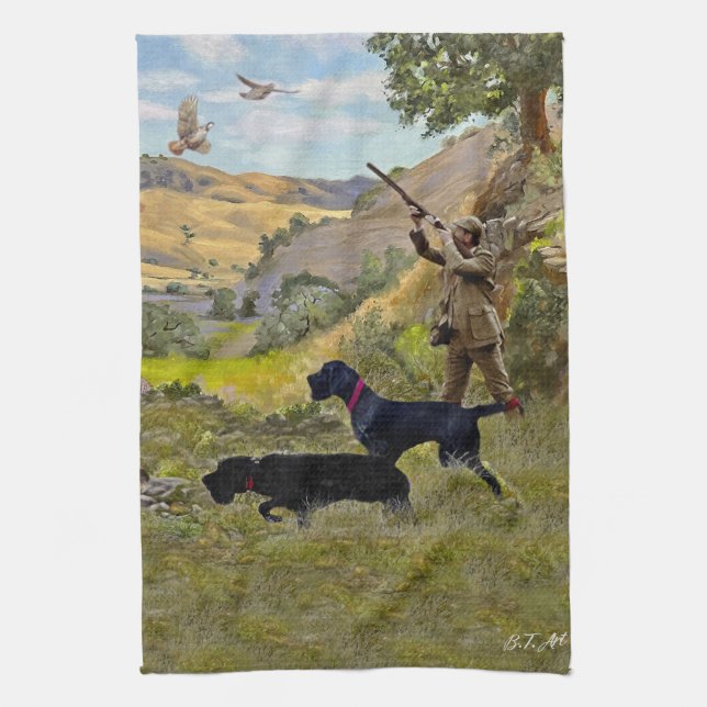 Linge De Cuisine Chasse à la perdrix de Chukar (Vertical)