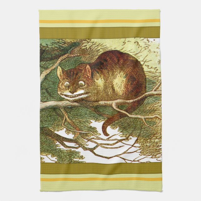 Linge De Cuisine Chat 2 de Cheshire (Vertical)