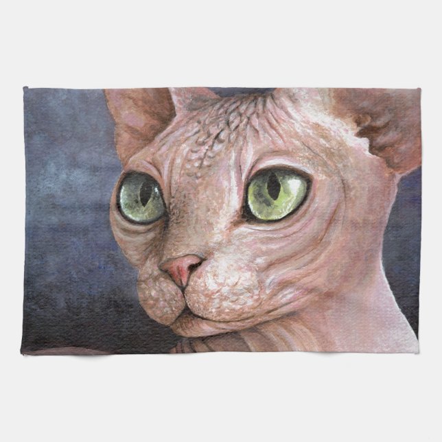 Linge De Cuisine Chat 578 Sphynx (Horizontal)