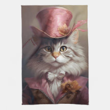 Chat Aristocratique En Rose