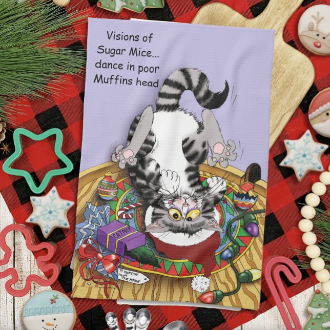 Linge De Cuisine Chat de Noël (Créateur téléchargé)