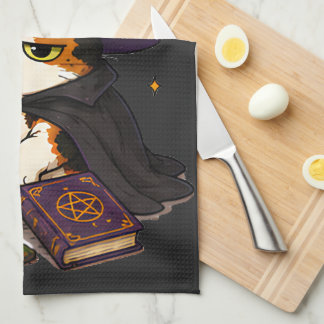 Linge De Cuisine Chat de sorcière grincheux Halloween