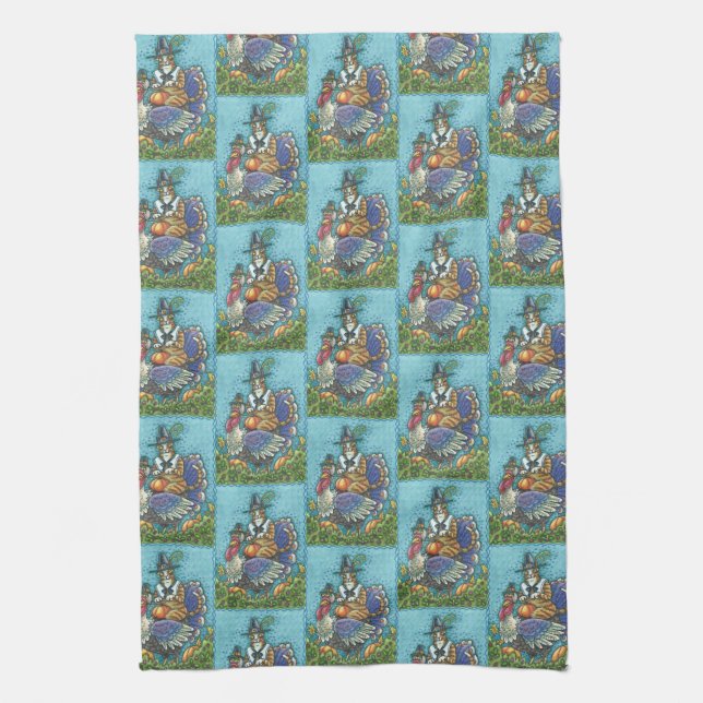 LINGE DE CUISINE CHAT EN FITZ, MERCI TOUR DE CUISINE TURQUIE (Vertical)