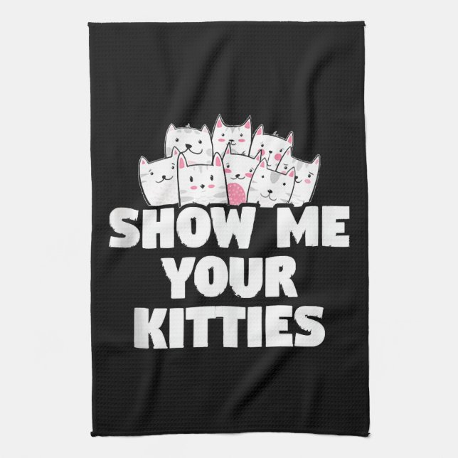 Linge De Cuisine Chat Montre-moi tes chatons (Vertical)