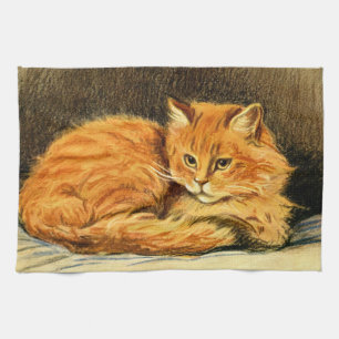 Linge De Cuisine Chat roux spirituel
