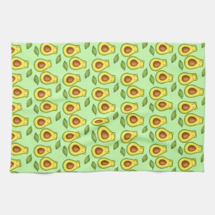 Linge De Cuisine Chat vert Avocado
