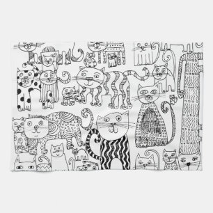 Linge De Cuisine Chats