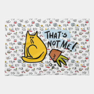 Linge De Cuisine Chats amusants, lait et magie.