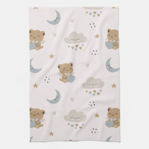 Linge De Cuisine Chats anges Kawaii et nuages (2)