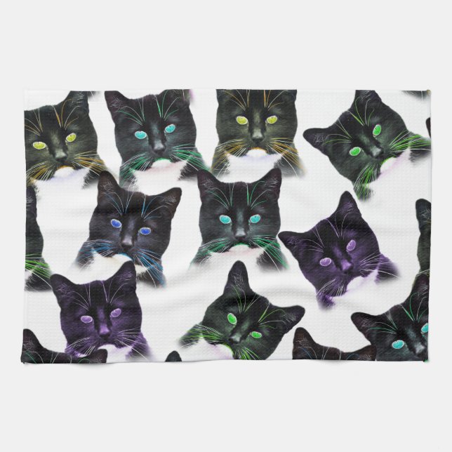 Linge De Cuisine Chats cool (Horizontal)