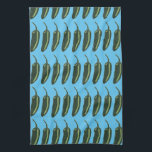 Linge De Cuisine CHAUD & ÉPIY chiles jalapeno motif<br><div class="desc">Décorez votre cuisine avec cette serviette de plat jalapeno amusante et épicée. Fait un grand ménage ou un cadeau mariage! Vous pouvez le customiser et ajouter du texte. Consultez ma boutique pour plus de couleurs et de motifs !</div>