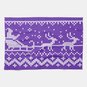 Linge De Cuisine Chaudron moche Le Père Noël traîne et rennes