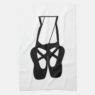 Linge De Cuisine Chaussons Bleu Noir En Pointe