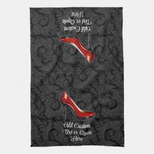 Linge De Cuisine Chaussure rouge sassy