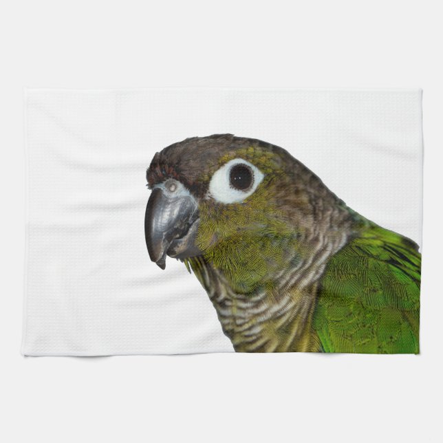 Linge De Cuisine Cheeked vert Conure (Horizontal)