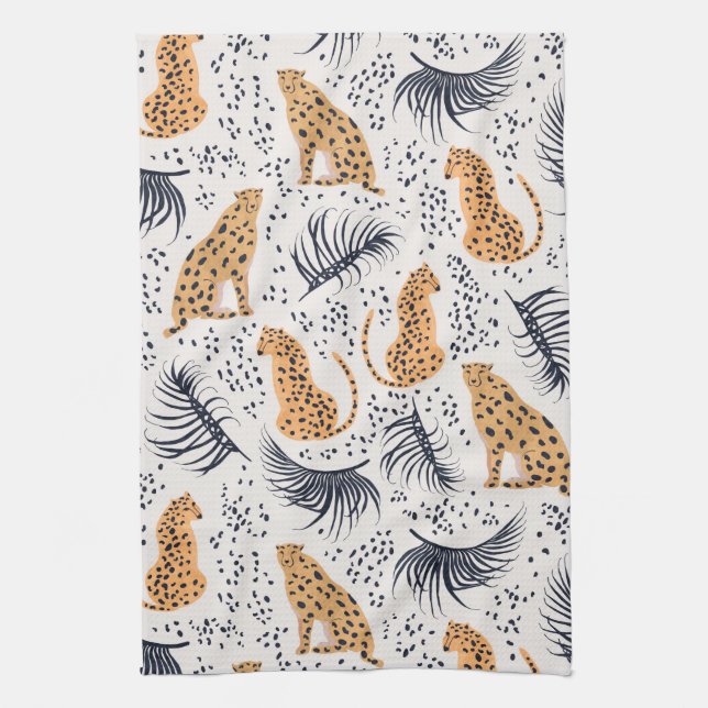 Linge De Cuisine Cheetah (Vertical)